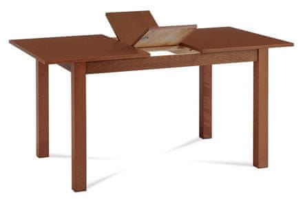 Autronic Drevený jedálenský stôl Jídelní stůl rozkládací 120+30x80x75 cm, barva třešeň (BT-6930 TR3)